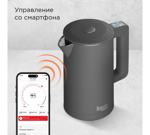 Электрический чайник Redmond Редмонд SkyKettle KM231S серый