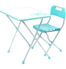 Складной стол Nika КПР/2 Ретро бирюзовый
