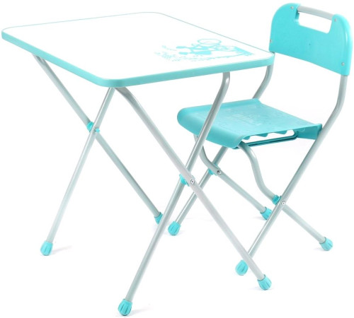 Складной стол Nika КПР/2 Ретро бирюзовый