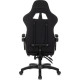 Игровое геймерское кресло Zombie Shadow черный/серый