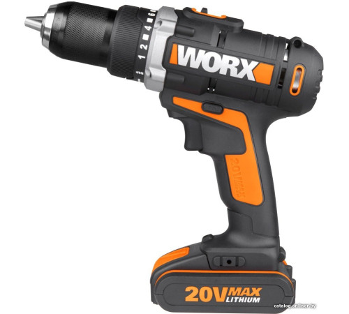 Дрель-шуруповерт Worx WX183.1 с 2-мя АКБ, кейс