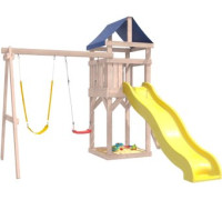 Игровой комплекс National Tree Company С гибкими качелями IgroWoods ДКНП-11 не окрашен