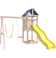 Игровой комплекс National Tree Company С гибкими качелями IgroWoods ДКНП-11 не окрашен