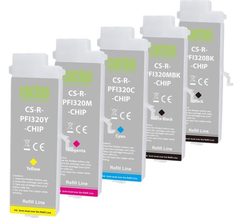 Картридж CACTUS CS-R-PFI320SET-CHIP