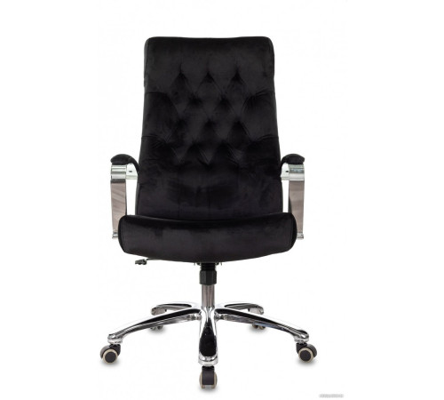 Офисное кресло Бюрократ T-9928SL Fabric черный Italia Black/крестовина металл хром