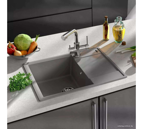 Кухонная мойка Lemark Imandra 9910021 серый