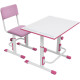 Ученический стул Polini Kids City/Smart S белый/розовый