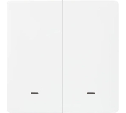 Выключатель Hommyn zigbee 2 клавиши SWZBNN02W без нейтрали