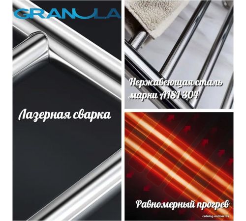 Полотенцесушитель Granula Виста 40x60 D32 кнопка