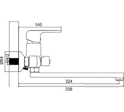 Смеситель Ledeme H44 L2244
