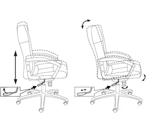 Кресло Бюрократ T-9908AXSN-BLACK ткань, черный