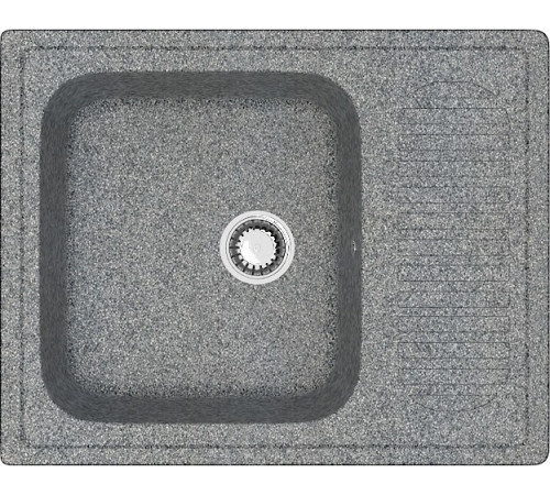 Кухонная мойка MARRBAXX Карельский камень модель 15/Q8 F015Q008 серый/темно-серый