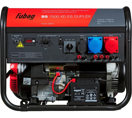Бензиновый генератор Fubag BS 7500 XD ES DUPLEX