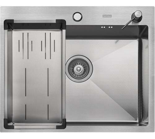 Кухонная мойка ARFEKA Eco AR мойка 600*500, коландер G, дозатор Satin Decor