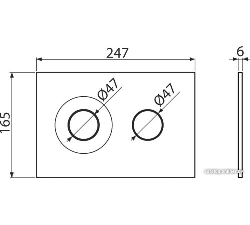 Панель смыва Alcaplast M1978 черный-мат
