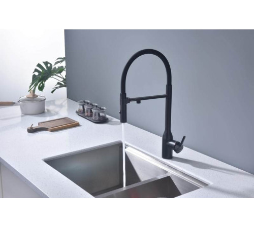 Смеситель Paulmark Magneto One Ma213188-AN черный/антрацит