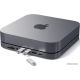 USB-хаб Satechi Aluminum Stand & Hub for Mac Mini ST-ABHFM серый