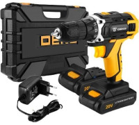 Дрель-шуруповерт Deko DKCD20FU-Li SET 63 063-4175 с 2-мя АКБ, кейс