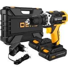 Дрель-шуруповерт Deko DKCD20FU-Li SET 63 063-4175 с 2-мя АКБ, кейс