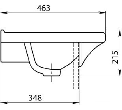 Умывальник Santeri Новая Грань 64x46 [1.3120.7.S00.11B.0]