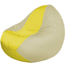 Кресло-мешок Flagman Classic К2.1-81 бежевый/желтый