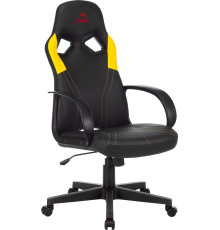 Кресло Zombie Runner черный/желтый