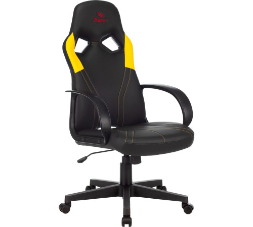 Кресло Zombie Runner черный/желтый