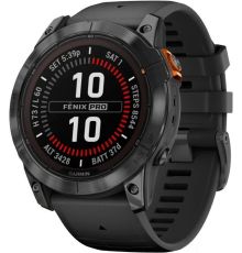 Умные часы Garmin Fenix 7X Pro Solar сланцево-серый/черный