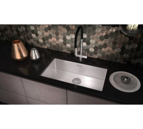 Кухонная мойка ZorG Zerox 74 U / IF Zurinox Steel