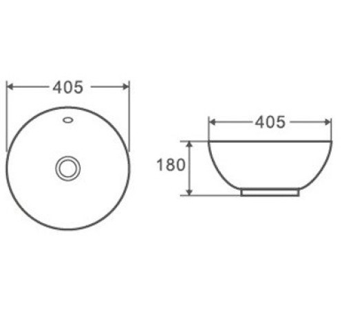 Умывальник D&K Matrix DT1390516 белый