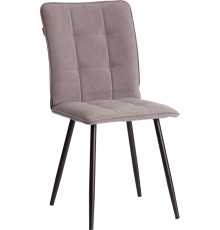 Стул TetChair Bari LT флок серый/черный