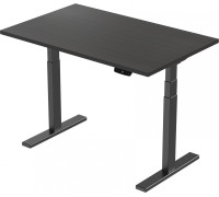 Стол Smartstol Slim 140x80x1.8 черный/венге 138