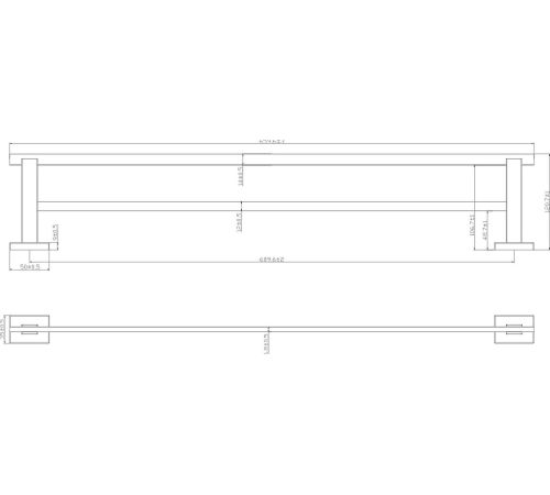Держатель для полотенца Lauter 21TS1011 Chrome