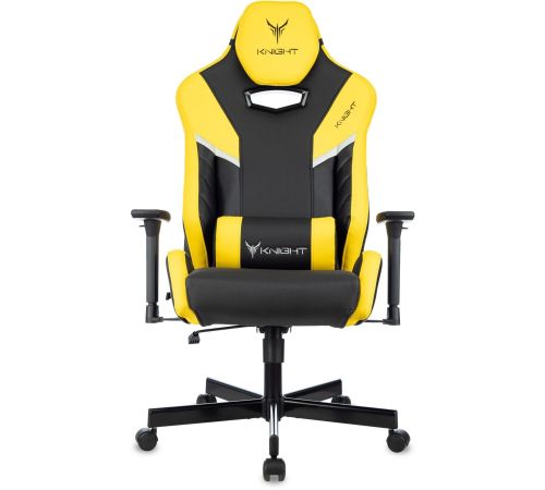 Кресло Knight Thunder 5X черный/желтый