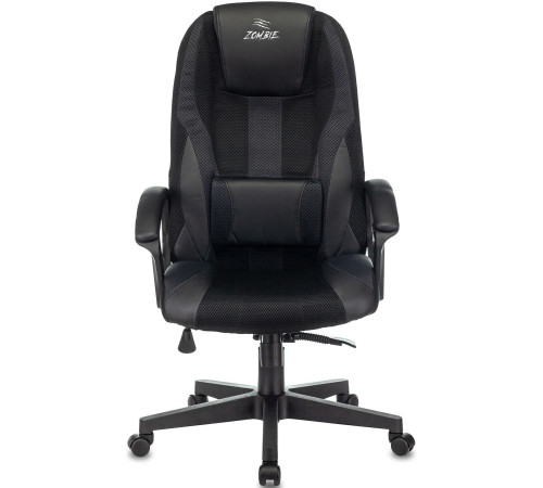 Кресло Zombie 9 черный/серый