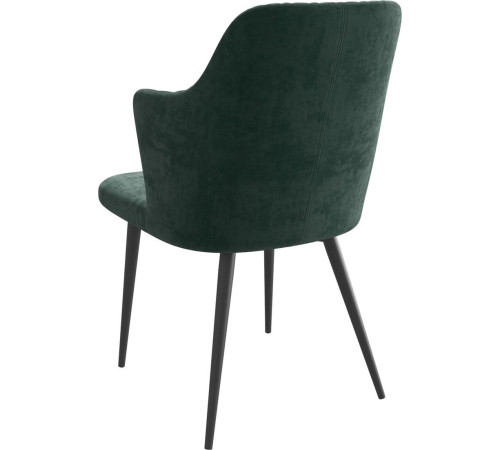 Стул с подлокотниками Мамадома Freddy b10 Green Lux/черный