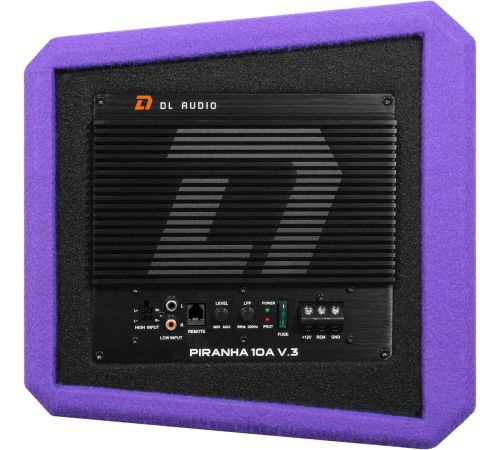 Корпусной активный сабвуфер DL Audio Piranha 10A Purple V.3