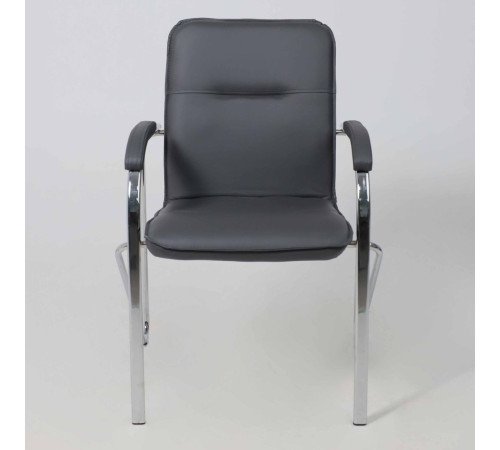 Офисный стул AksHome Samba Aks-1 Pegasso темно-серый/подлокотники мягкие