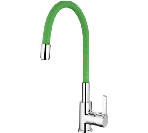 Смеситель Ledeme H98 L4898-5 зеленый/хром