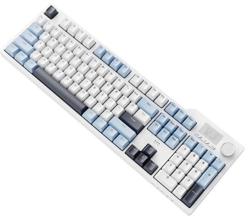 Клавиатура Ajazz AK35I V3 синий/белый/черный, Ajazz Sea Salt