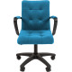 Офисное кресло CHAIRMAN 030 ткань, T-75 бирюзовый/пластик
