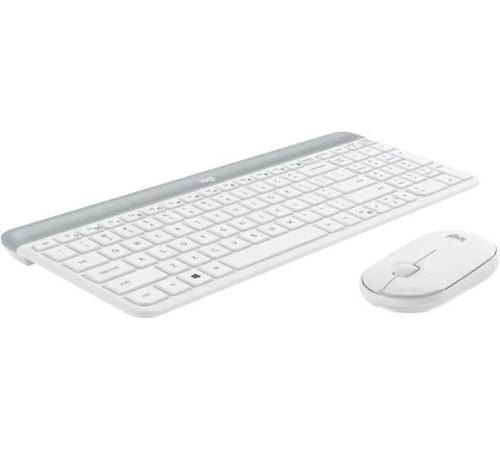 Клавиатура + мышь Logitech MK470 Slim Wireless Combo 920-009183 белый, нет кириллицы