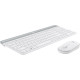 Клавиатура + мышь Logitech MK470 Slim Wireless Combo 920-009183 белый, нет кириллицы