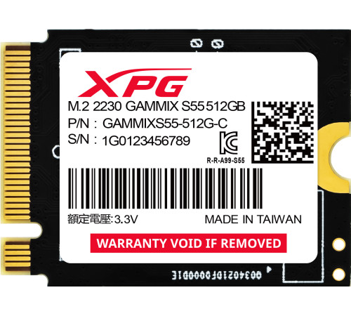 SSD ADATA XPG Gammix S55 512GB SGAMMIXS55-512G-C