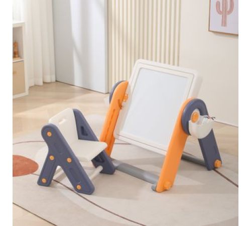 Игровой стол UNIX kids Yellow 4 в 1 PPT4IN1YEL