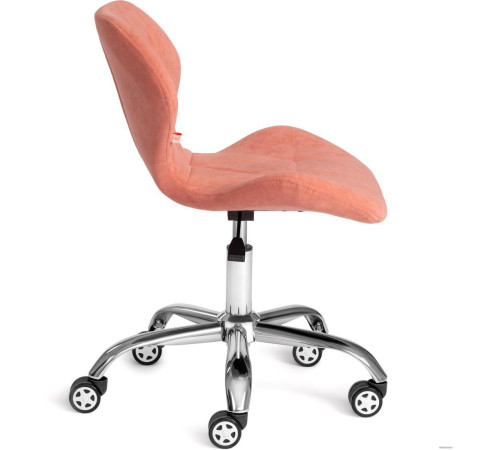 Офисное кресло TetChair Selfi флок, розовый