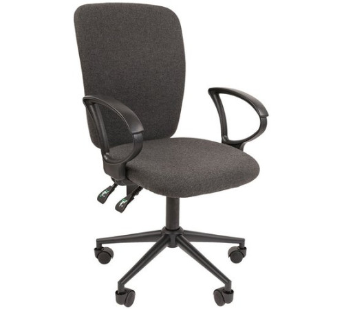 Офисное кресло CHAIRMAN 9801 Black темно-серый