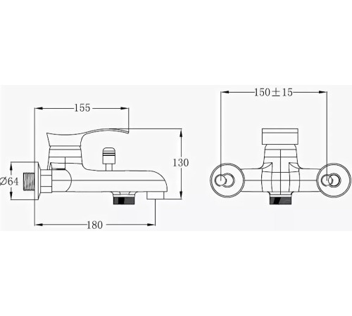 Смеситель РМС SL86-009