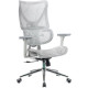Офисное кресло myroo Office Wizard HS-3853H-1-G light grey