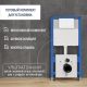 Инсталляция для унитаза Lauter 21901001 с кнопкой 219702J белый